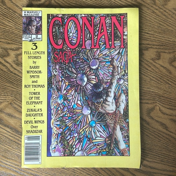 Conan Saga Conan The Barbarian Marvel Comics 1987 - Picture 7 of 7